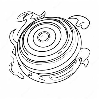 Pagina Para Colorir Do Beyblade Girando Em Acao 34619-7557