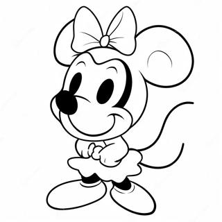 Minnie Mouse Páginas Para Colorir