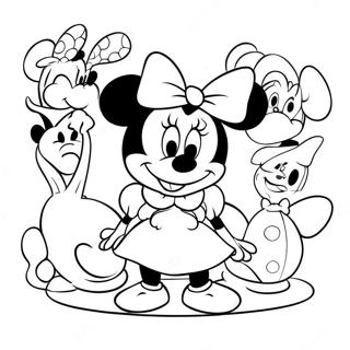 Minnie Mouse Páginas Para Colorir