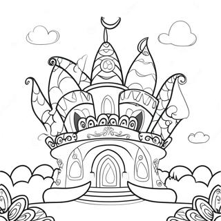 Shimmer E Shine Palacio Brilhante Pagina Para Colorir 36424-7972