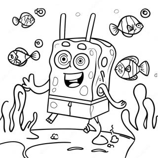 Spongebob Páginas Para Colorir