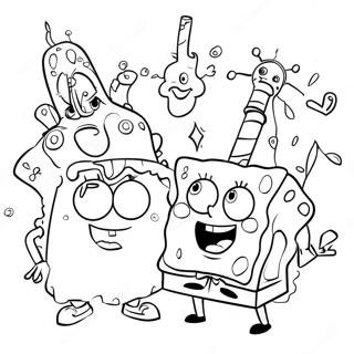 Spongebob Páginas para Colorir