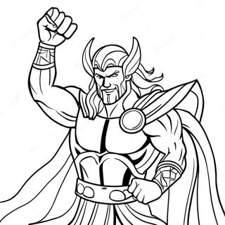 Pagina Para Colorir Thor Com Martelo De Raios 36883-8055