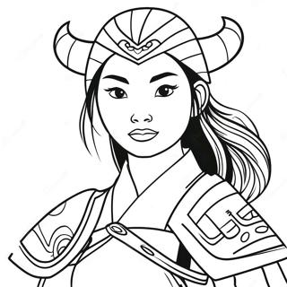 Mulan Páginas Para Colorir