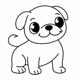 Pug Páginas Para Colorir