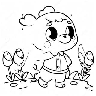 Animal Crossing Páginas Para Colorir