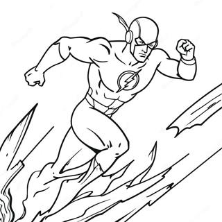 Flash Correndo Rapido Pagina Para Colorir 37926-8290