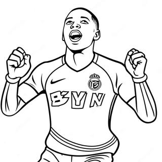 Kylian Mbappé Páginas Para Colorir