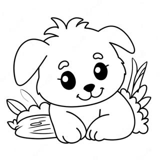 Pagina Para Colorir De Cachorrinho Peludo Dormindo 3829-1362