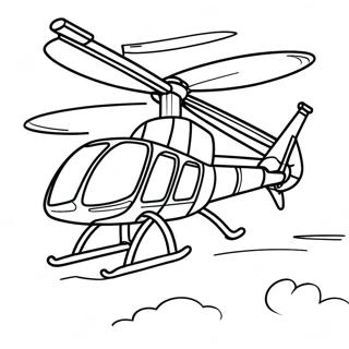 Pagina Para Colorir De Helicoptero Colorido Voando No Ceu 38830-8476