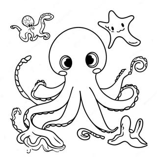 Pagina Para Colorir De Polvo Brincando Com Criaturas Marinhas 39103 8542
