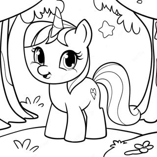 Pagina Para Colorir De Twilight Sparkle Na Floresta Magica 39286-8573