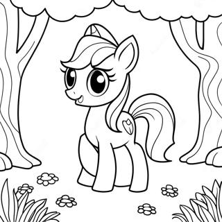 Pagina Para Colorir De Twilight Sparkle Na Floresta Magica 39286-8575