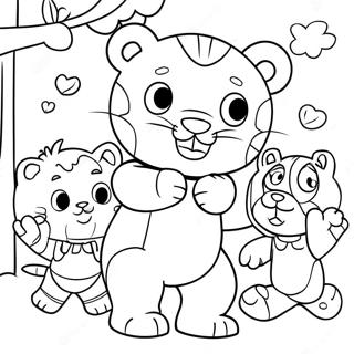 Daniel Tiger Páginas Para Colorir