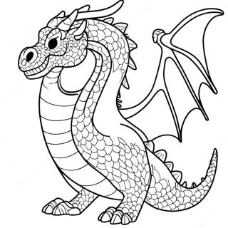 Pagina Para Colorir De Dragao Que Solta Fogo 4012 2362