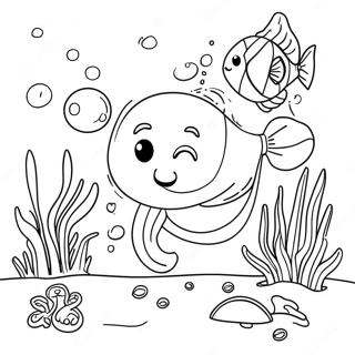 Pagina Para Colorir Da Cena Subaquatica Do Luca 40184 8780