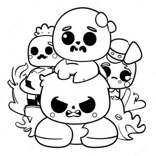 Pagina Para Colorir Da Acao Em Equipe De Brawl Stars 40266-8797