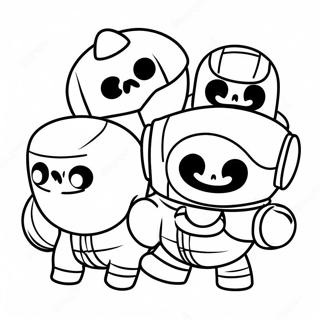 Pagina Para Colorir Da Acao Em Equipe De Brawl Stars 40266-8798