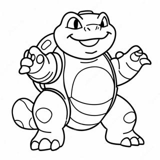 Pagina Para Colorir De Blastoise Em Posicao De Batalha 40831-8918