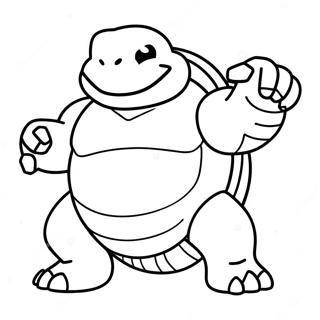 Pagina Para Colorir De Blastoise Em Posicao De Batalha 40831-8920