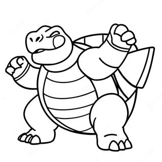 Pagina Para Colorir De Blastoise Em Acao 40834-8932