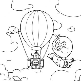 Pagina Para Colorir Da Aventura Do Up Com Baloes 43994-9614