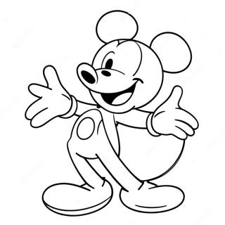 Mickey Mouse Páginas Para Colorir