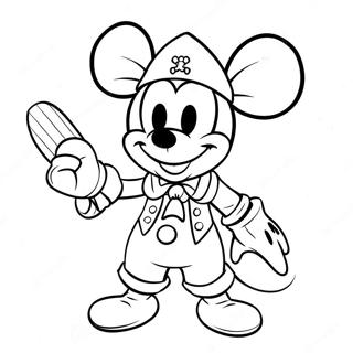 Mickey Mouse Páginas Para Colorir