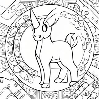 Arceus Com Placas Coloridas Pagina Para Colorir 44711 9792