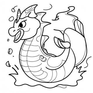 Gyarados Páginas Para Colorir