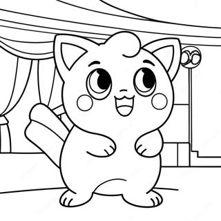 Jigglypuff Páginas Para Colorir