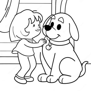 Clifford Brincando Com Emily Elizabeth Pagina Para Colorir 45849-10040