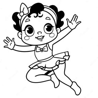 Betty Boop Páginas Para Colorir