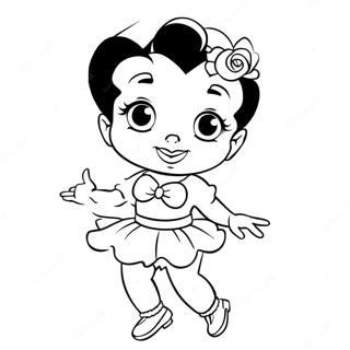 Pagina Para Colorir Da Betty Boop Vintage Páginas Para Colorir