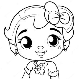 Pagina Para Colorir Da Betty Boop Fofa 46528 10191