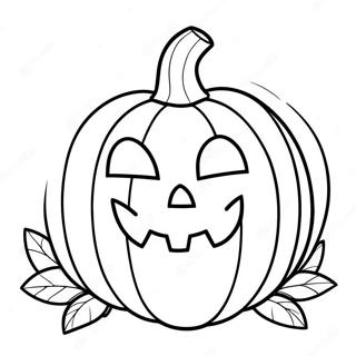 Pagina Para Colorir Do Jack O Lantern Sorridente 46716-10214