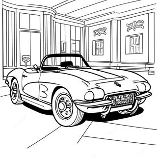 Corvette Páginas Para Colorir