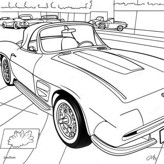 Pagina Para Colorir Do Corvette Classico 46895-10254