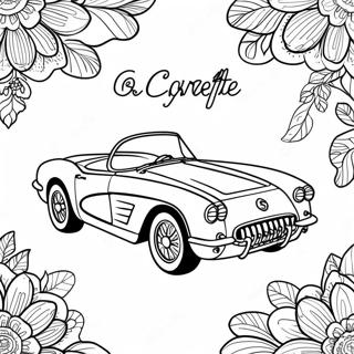 Pagina Para Colorir Do Corvette Classico 46895-10255