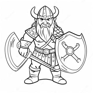 Viking Páginas Para Colorir