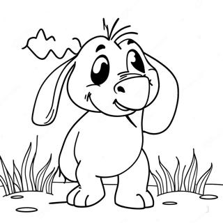 Eeyore Em Um Dia Chuvoso Pagina Para Colorir 47372-10358