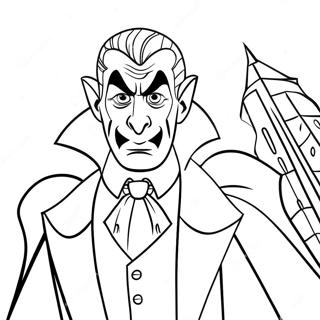 Dracula No Hotel Transilvania Pagina Para Colorir 47467-10375