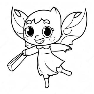 Mavis Voando Com Asas De Morcego Pagina Para Colorir 47468-10377