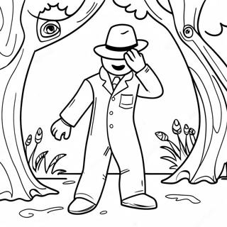 Pagina Para Colorir Do Homem Invisivel Brincando De Esconde Esconde 47471-10391