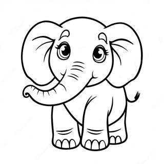 E E Para Elefante Pagina Para Colorir Do Alfabeto 48104-10527