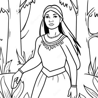 Pocahontas Páginas Para Colorir