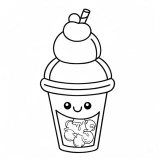 Pagina Para Colorir Do Cute Copo De Sorvete 4829 147