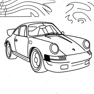 Porsche Páginas Para Colorir