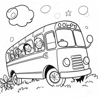 Pagina Para Colorir Da Aventura Do Onibus Magico 49691-10871