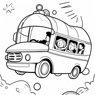 Pagina Para Colorir Da Exploracao Espacial Do Onibus Magico 49695-10886